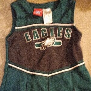 NFL Eagles Kids Cheerleader Jersey - Green and Black